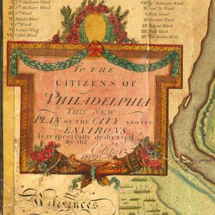 Old Map Of Philadelphia 1802