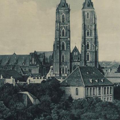 Vintage Poster Of Germany Silesia Breslau, Travel..