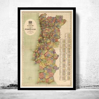 Old Map of Portugal 1912, Mapa de P..