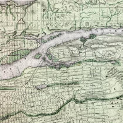 Old Map Of York Brooklyn Plan 1874