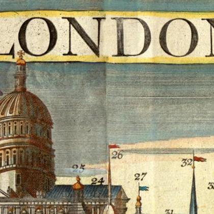 Old View Of London , England United Kingdom 1780