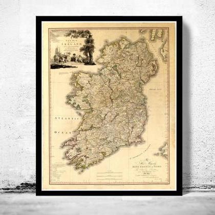 Old Map Of Ireland 1797 Beautiful Map Of Ireland