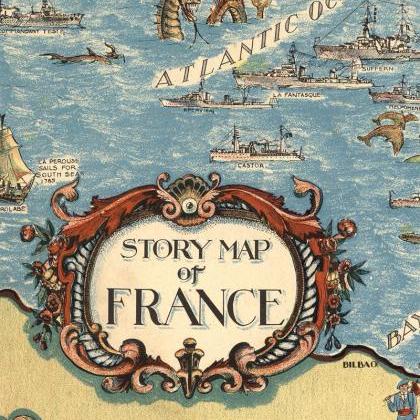 Old Map Of France Story Map