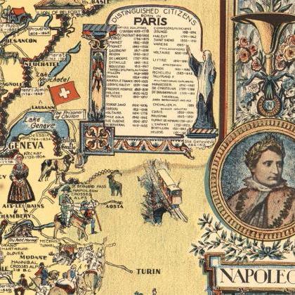 Old Map Of France Story Map