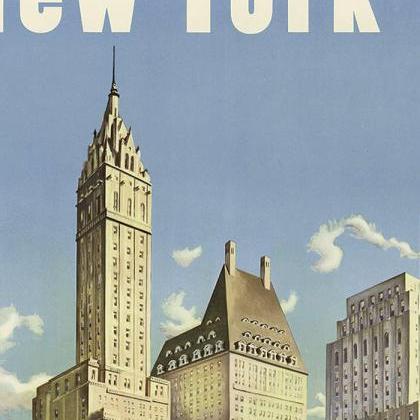 Vintage Poster Of York Tourism Poster Travel